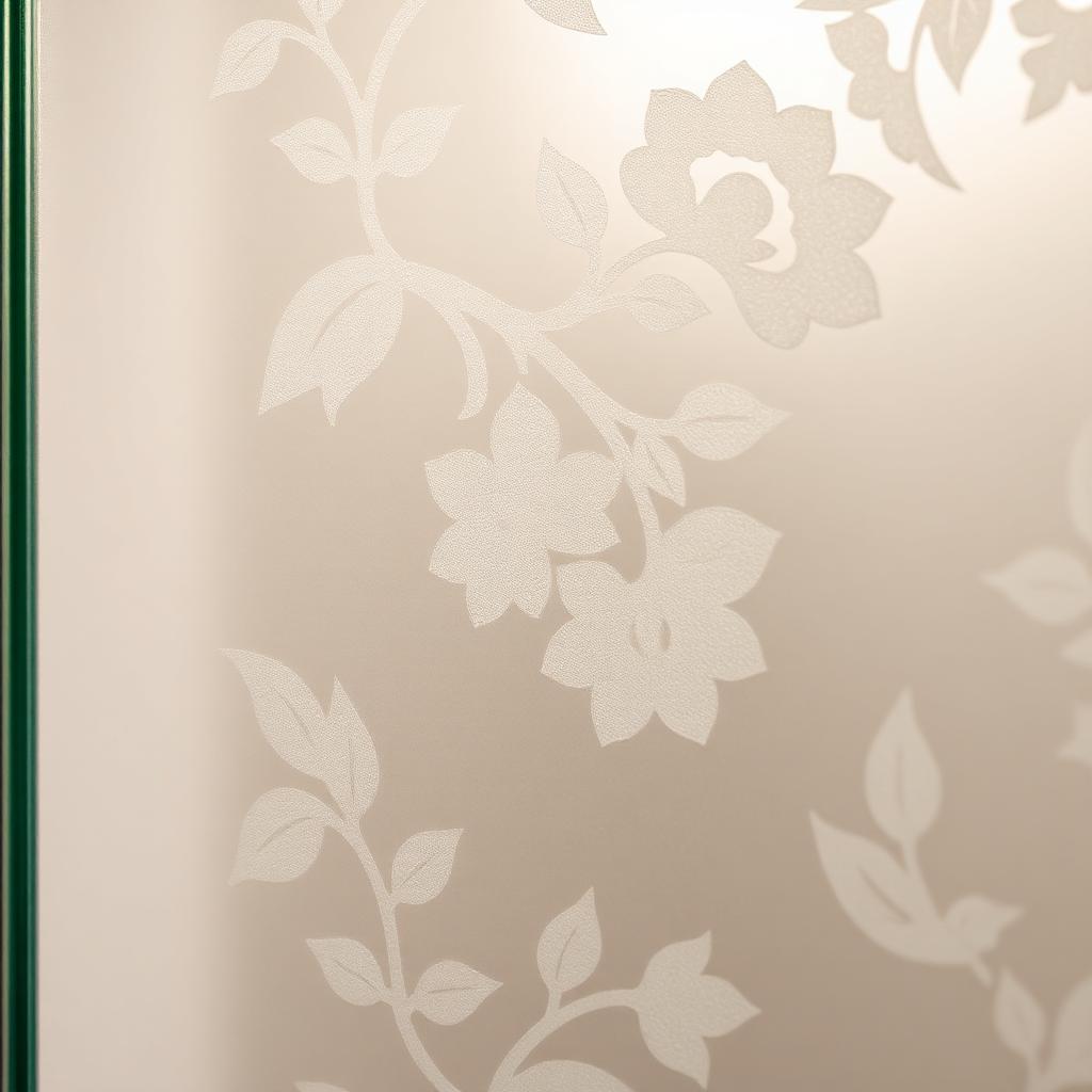 Empavonado con diseño floral elegante
