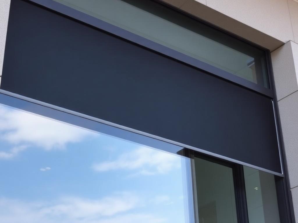 Lámina de control solar 20% instalada en fachada